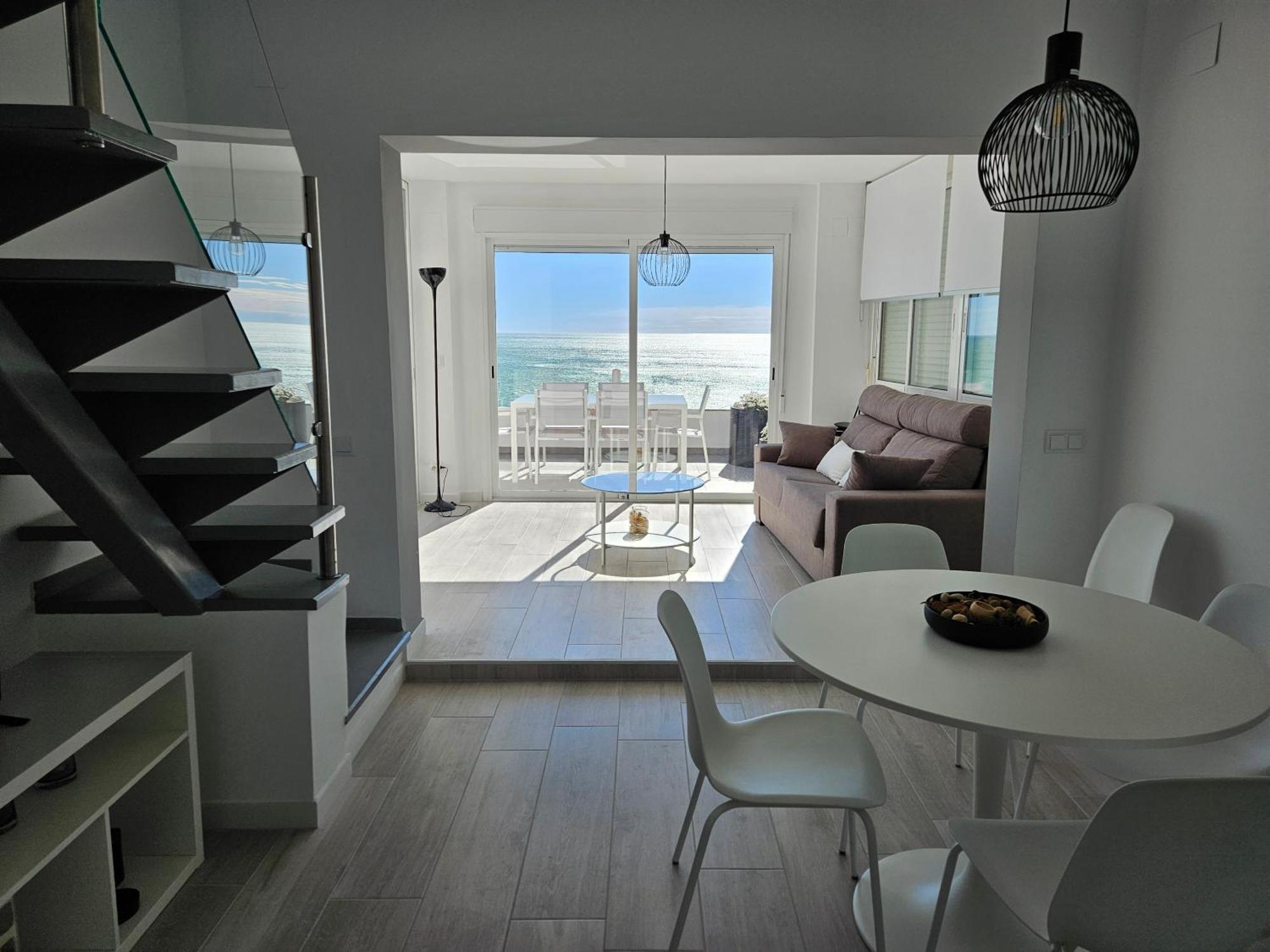 Апартаменты Fantastico Duplex Con Vistas Impresionantes Al Mar Пеньискола Экстерьер фото