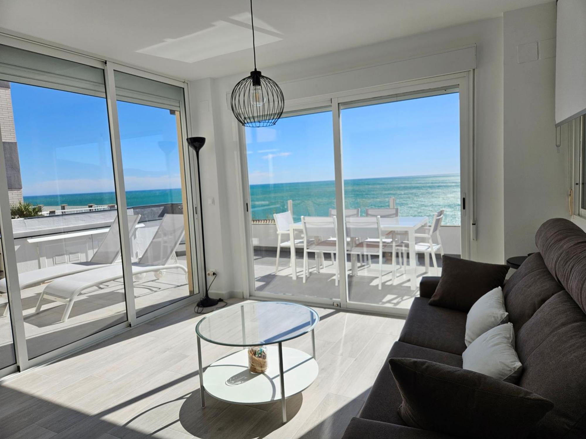 Апартаменты Fantastico Duplex Con Vistas Impresionantes Al Mar Пеньискола Экстерьер фото