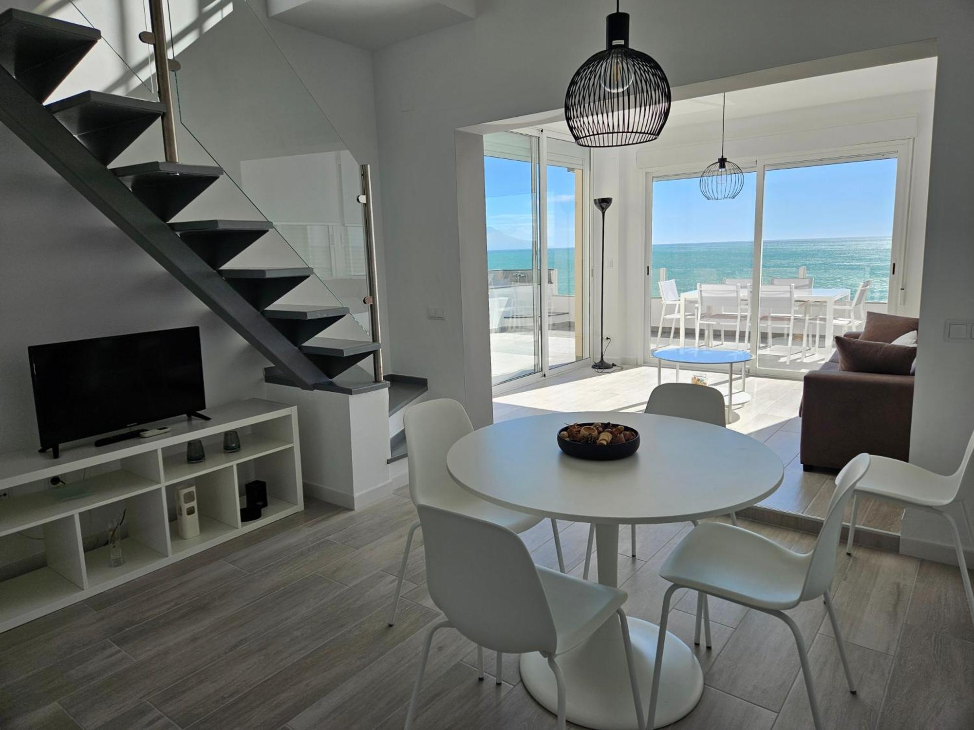 Апартаменты Fantastico Duplex Con Vistas Impresionantes Al Mar Пеньискола Экстерьер фото