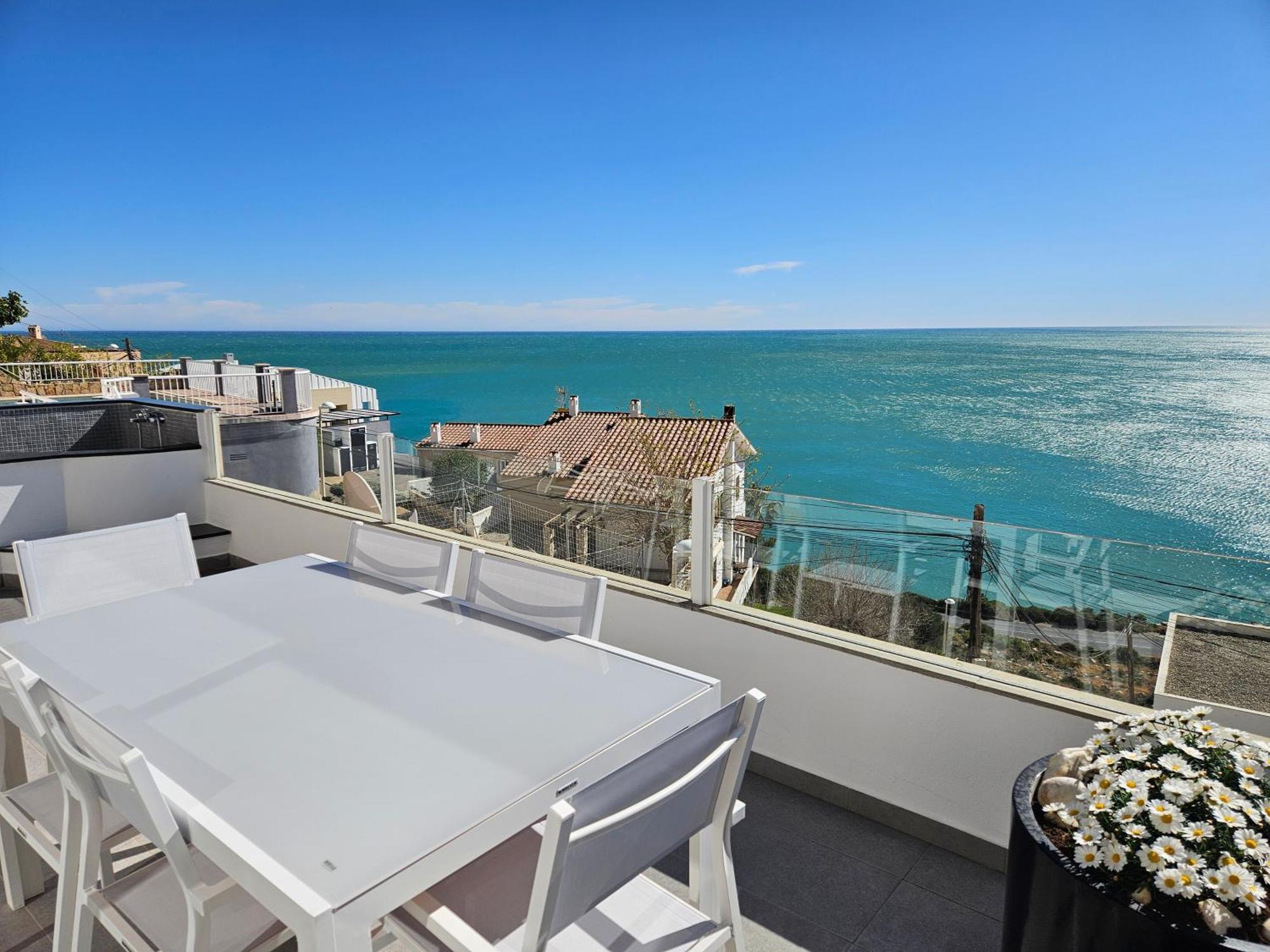 Апартаменты Fantastico Duplex Con Vistas Impresionantes Al Mar Пеньискола Экстерьер фото